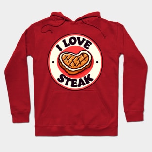 i love steak Hoodie